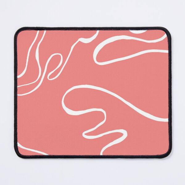 Item preview, Abstract Curvy Lines Red | Part of the Scandinavian Edit designed and sold by IvoryNordic.