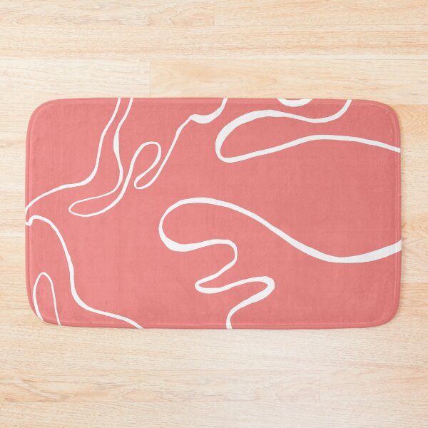 Item preview, Abstract Curvy Lines Red | Part of the Scandinavian Edit designed and sold by IvoryNordic.