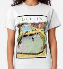 Dublin, capitol, areal view Classic T-Shirt