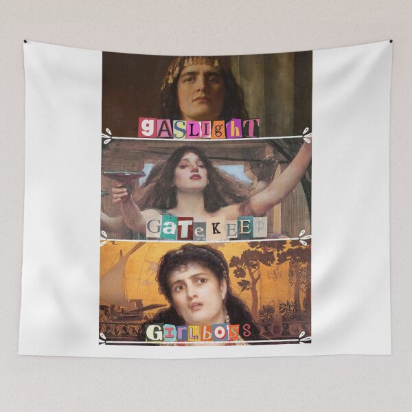Item preview, Gaslight, Gatekeep, Girlboss Mythological Women designed and sold by classicassandra.
