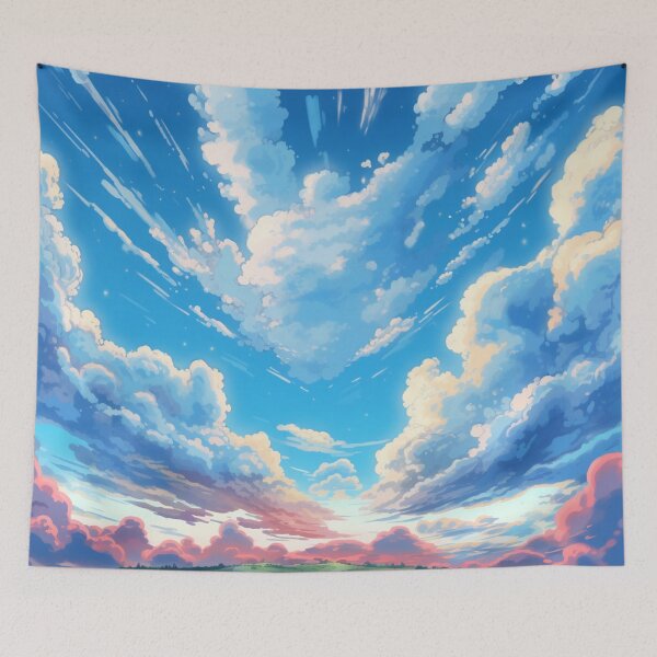 Item preview, A Cartoon Skyline Filled with Sunlit Clouds #1 designed and sold by Galviato.