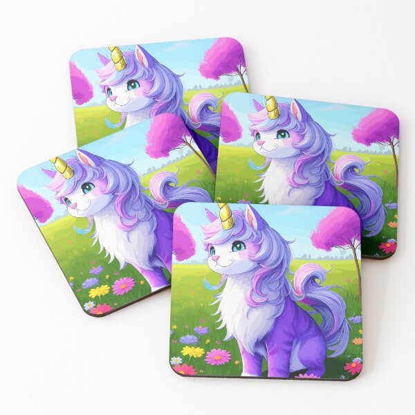 Item preview, Feline Magic: The Kawaii Cat-Unicorn designed and sold by Pickmash.