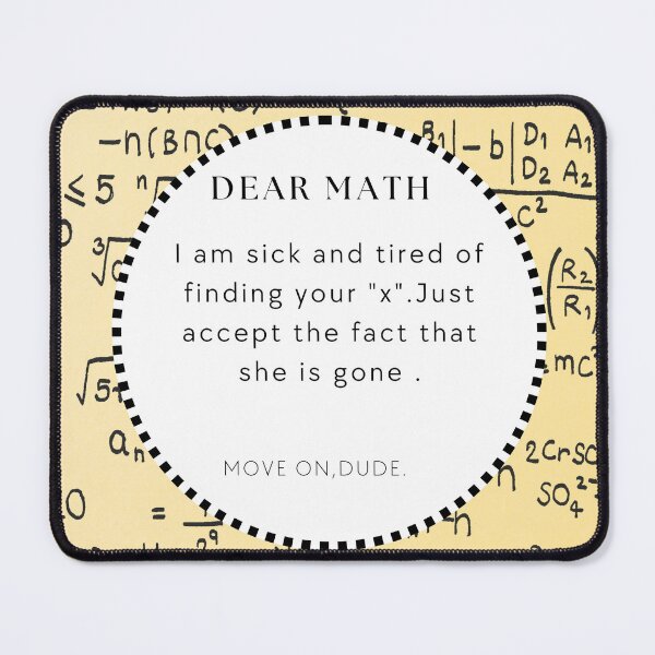 Item preview, Dear Math designed and sold by newtonsfashion.
