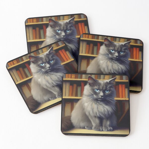 Item preview, Nebelung Cat  designed and sold by CrankyOldDude.