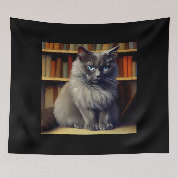 Item preview, Nebelung Cat  designed and sold by CrankyOldDude.