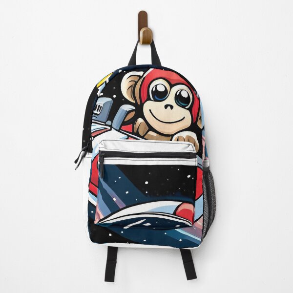 Item preview, Cute monkey driving a car in space. Vector illustration for children. designed and sold by LooperSDart.