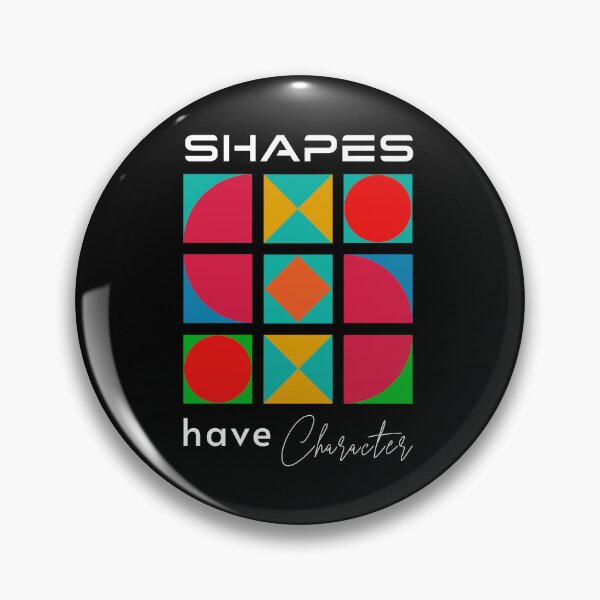 Item preview, Colorful Geometric Shapes With Character designed and sold by Wonder Of Light.