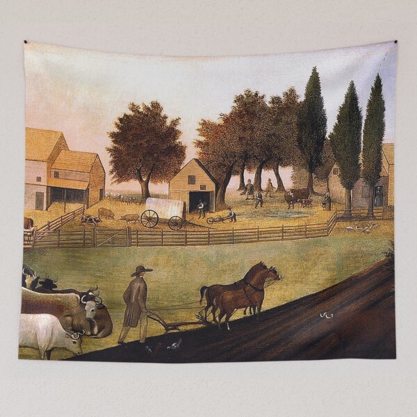 Item preview, Residence of Thomas Hilborn by Edward Hicks designed and sold by tomorrowsart.