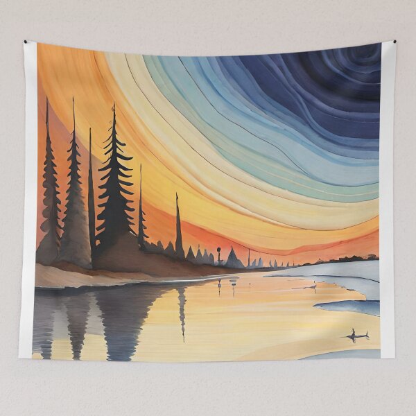 Item preview, Abstract Digital Landscape Art designed and sold by Uday24.