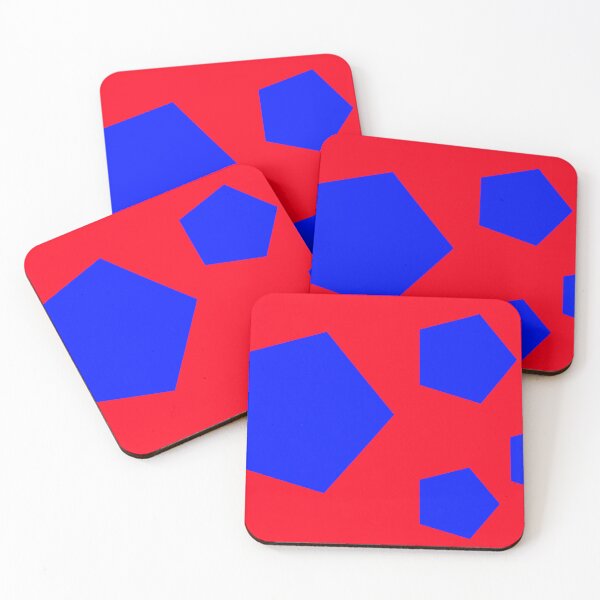 Item preview, Four Blue Polygons  designed and sold by GEOMETRIC ART   .