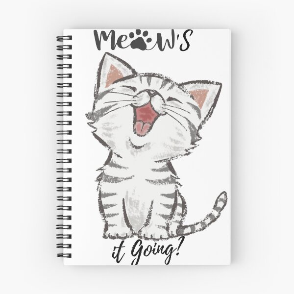 Item preview, "Meow's It Going?" Funny Cat T-Shirt designed and sold by kouriashop.