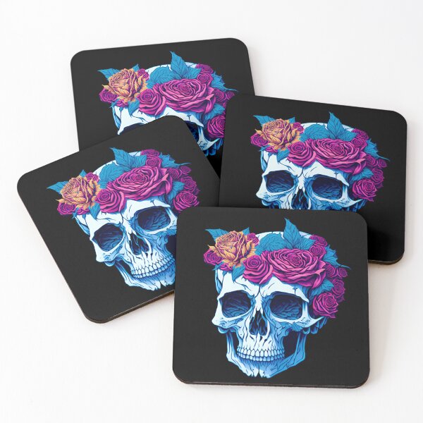 Item preview, Roses Skull designed and sold by Seljomoon.