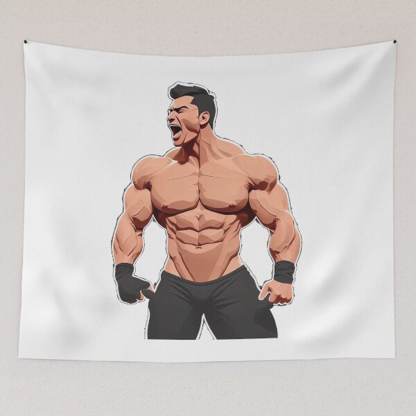 Item preview, Excited Bodybuilder designed and sold by ForeverPrintsOK.