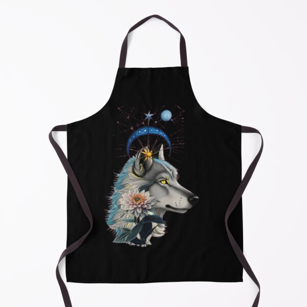 Item preview, Galaxy wolf with flower designed and sold by MArtex.