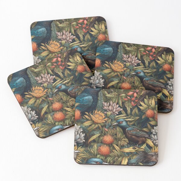 Item preview, Native New Zealand Flora and Fauna Illustrations - Bright and Colorful 2 designed and sold by lolomastudio.