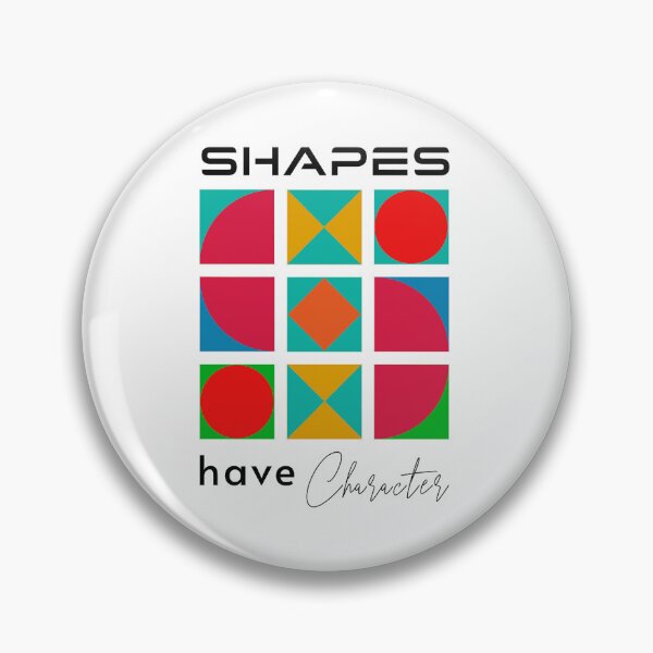 Item preview, Colorful Geometric Shapes With Character designed and sold by Wonder Of Light.
