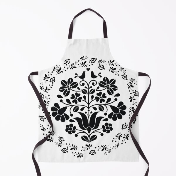 Item preview, Kalocsai folk art flowers in circle pattern designed and sold by Kormix.
