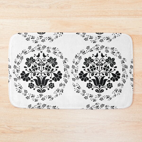 Item preview, Kalocsai folk art flowers in circle pattern designed and sold by Kormix.