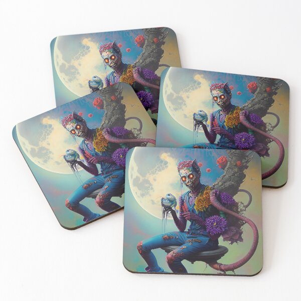 Item preview, Zombie sits on the background of the moon designed and sold by MadinaFatt.