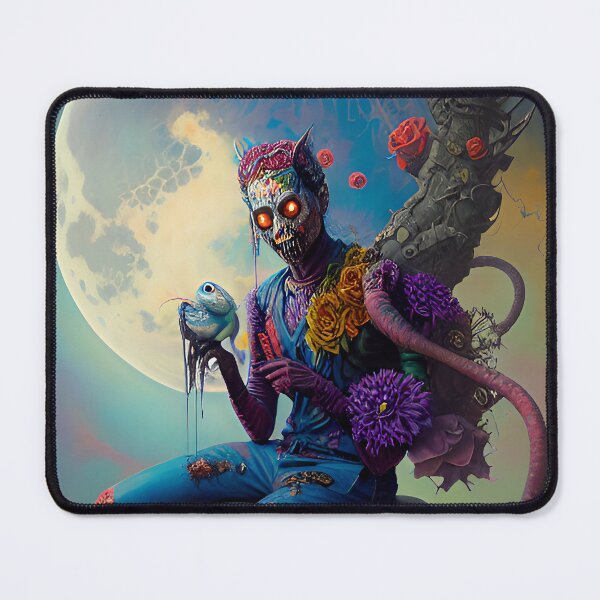 Item preview, Zombie sits on the background of the moon designed and sold by MadinaFatt.