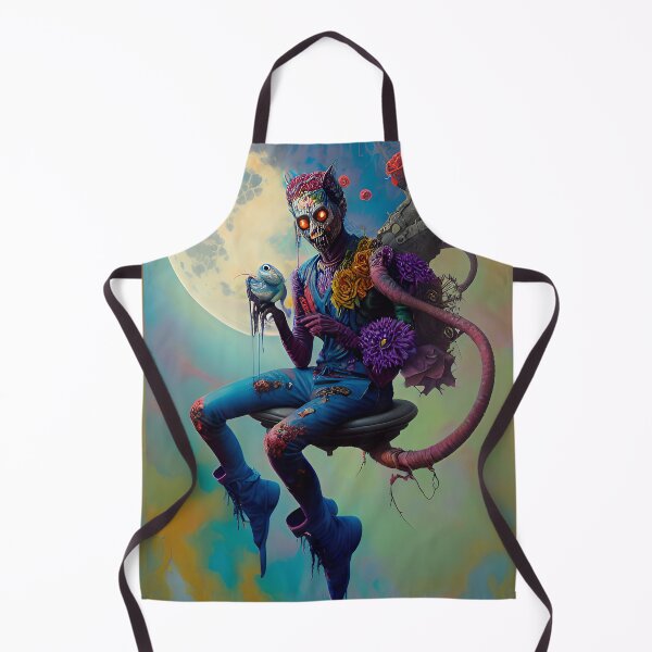 Item preview, Zombie sits on the background of the moon designed and sold by MadinaFatt.