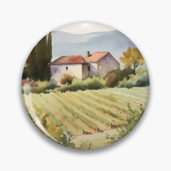 Artikelvorschau, Französischer Weinberg entworfen und verkauft von Vanover Designs.