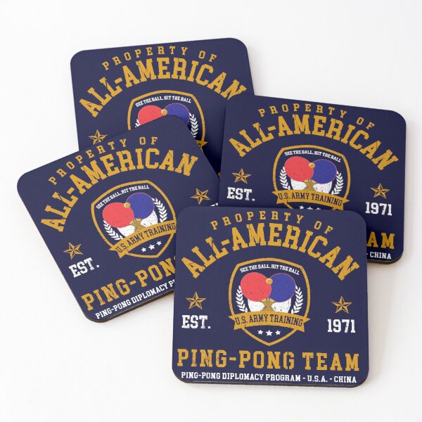 Item preview, All-American Ping Pong Team designed and sold by Alema Art.