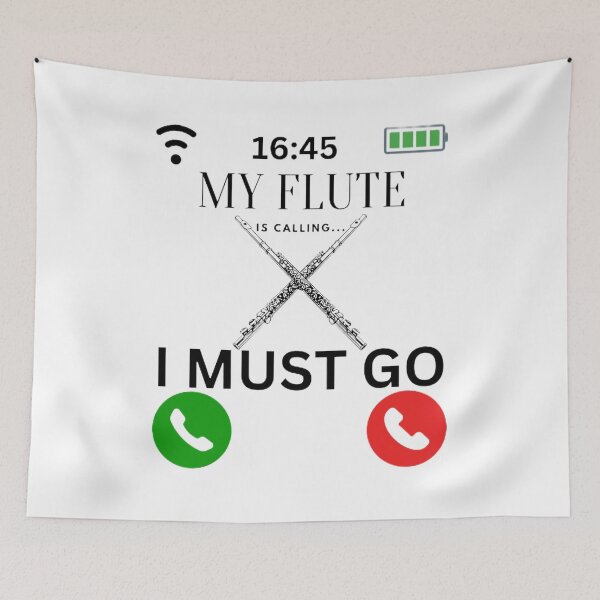 Item preview, My Flute is Calling I Must Go designed and sold by AlexArtCollega.