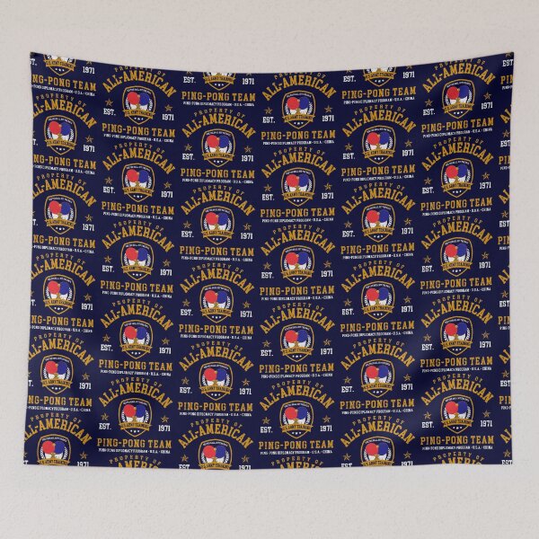 Item preview, All-American Ping Pong Team designed and sold by Alema Art.