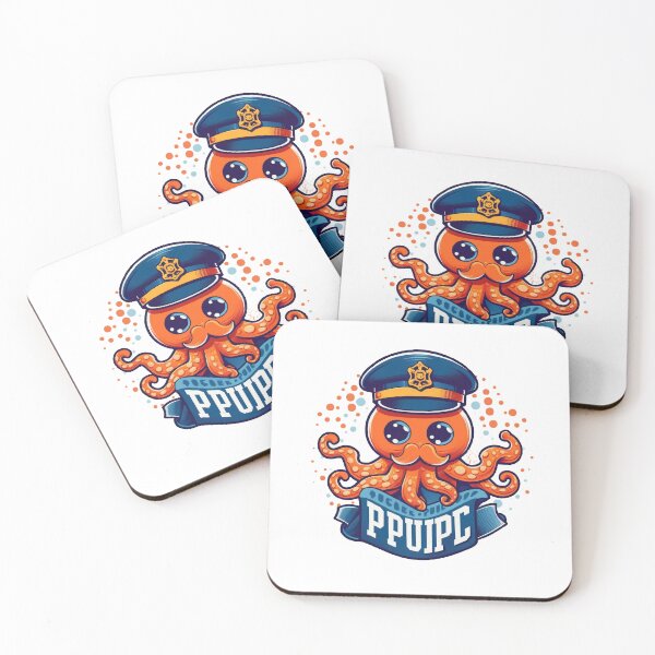 Item preview, Octopus Police Chief designed and sold by lessyun.