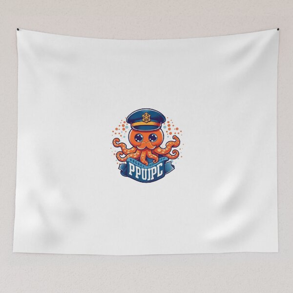 Item preview, Octopus Police Chief designed and sold by lessyun.