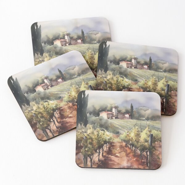Artikelvorschau, Französischer Weinberg entworfen und verkauft von Vanover Designs.