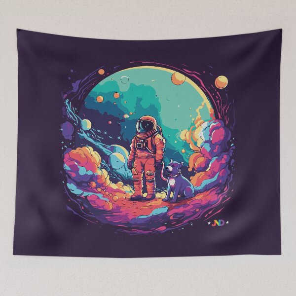 Item preview, Man's Best Friend: Space Canine designed and sold by jooordaaan.