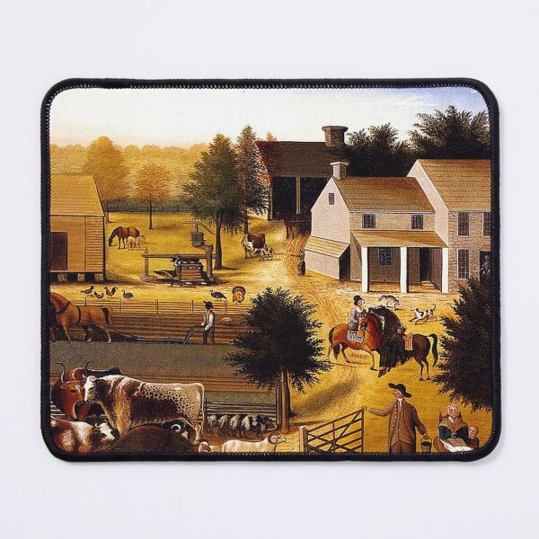Item preview, The Residence of David Twining by Edward Hicks designed and sold by tomorrowsart.