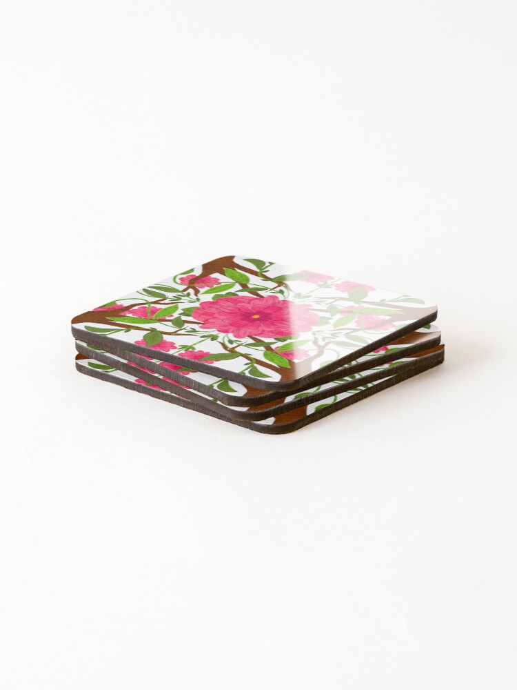 Thumbnail 4 of 5, Coasters (Set of 4), Springtime designed and sold by Aab-Rangi.