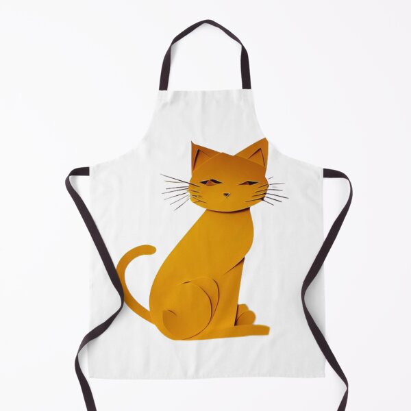 Item preview, Orange Cat Quilled Art (PRINT not real 3D) designed and sold by HanaiPrint.