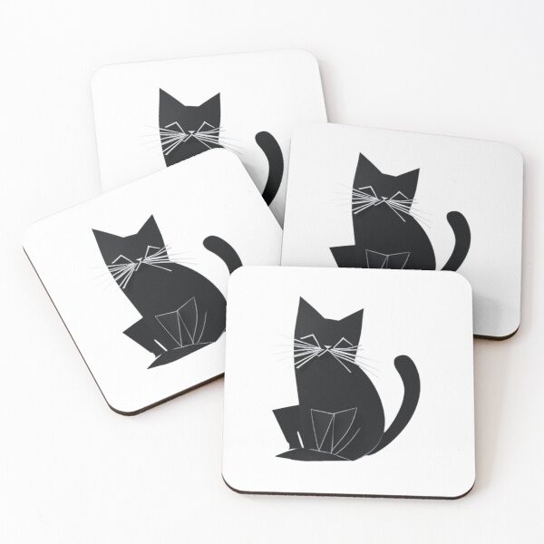 Item preview, Black Cat Quilled Art  (Print not real 3D) designed and sold by HanaiPrint.