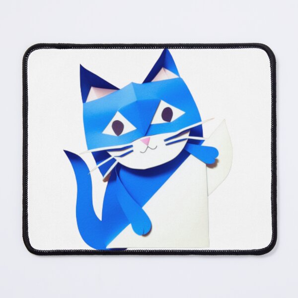 Item preview, Blue Cat Quilled Art designed and sold by HanaiPrint.