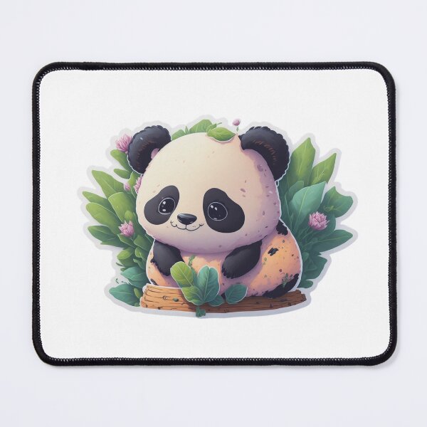 Item preview, Very Cute Chibi Digital Art Slothful Panda designed and sold by ChibiArtline.