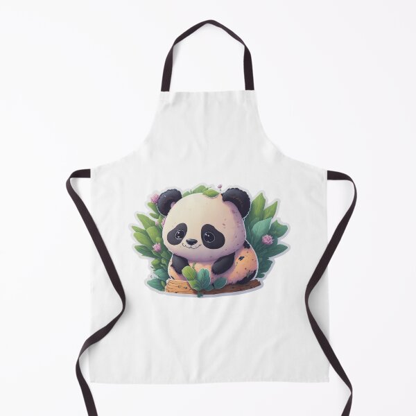 Item preview, Very Cute Chibi Digital Art Slothful Panda designed and sold by ChibiArtline.