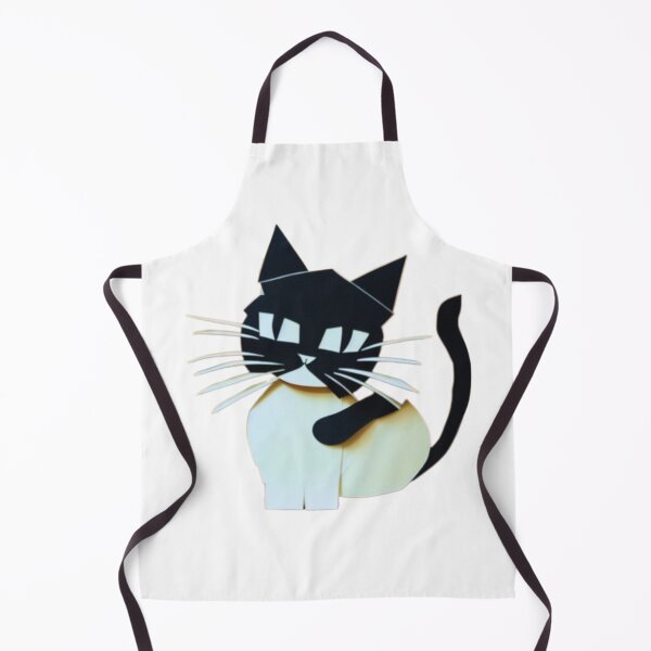 Item preview, Black and White Cat Quilled Art designed and sold by HanaiPrint.