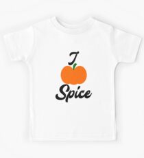 I Pumpkin Spice Love For Spice Kids Tee
