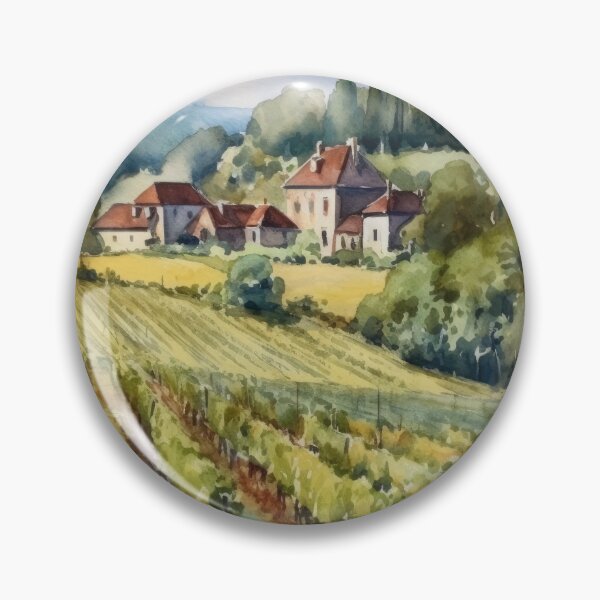 Artikelvorschau, Französischer Weinberg entworfen und verkauft von Vanover Designs.