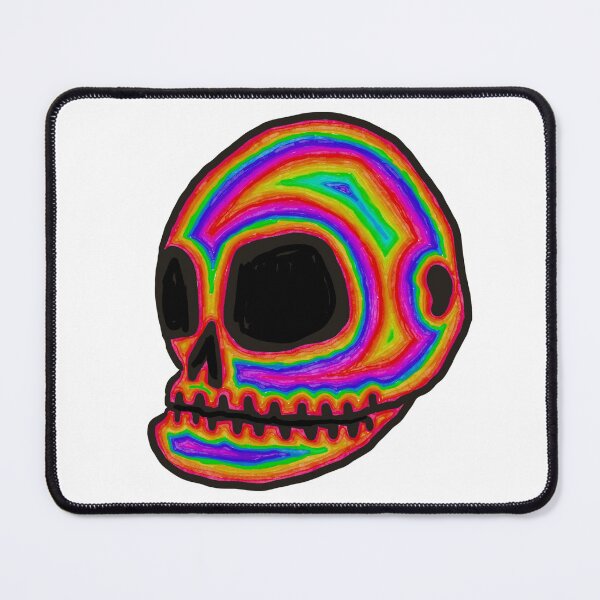 Item preview, Rainbow skull designed and sold by GanethLey.art.