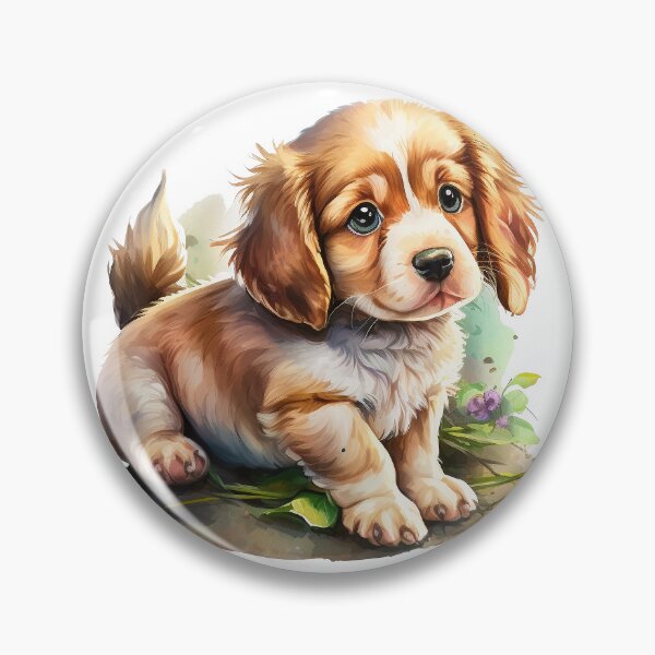 Item preview, Add Some Adorable Charm to Your Favorite Items with Our Cute Puppy Sticker - Perfect for Dog Lovers Everywhere! designed and sold by Wallapana.