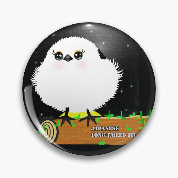Item preview, Japanese Long Tailed Tit  designed and sold by Shirley cute art .