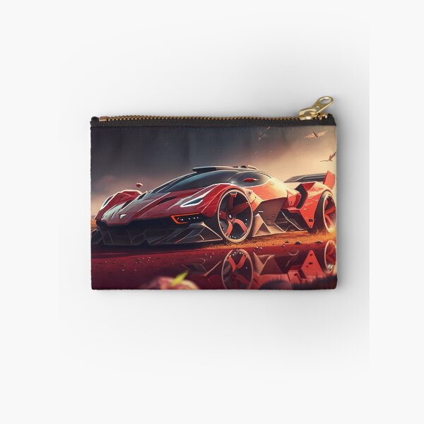Item preview, Detailed Red Supercar With A Bright Sunshine  designed and sold by ByDigitalDream.
