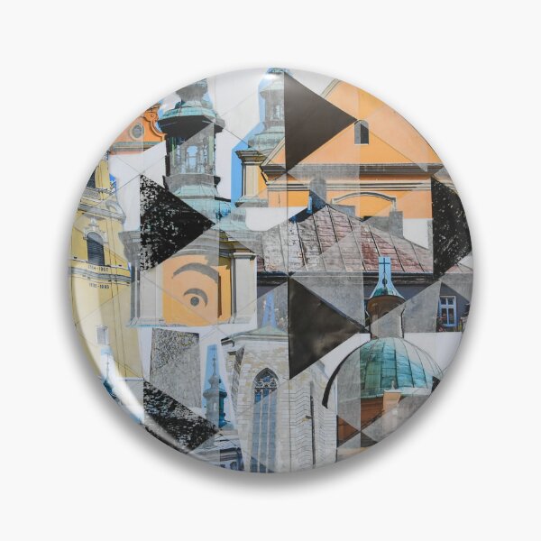 Item preview, Eastern European architecture collage designed and sold by JuliaMia.