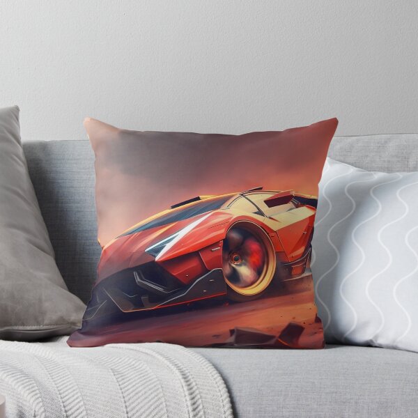 Item preview, Amazing Red Supercar With A Bright Sunshine  designed and sold by ByDigitalDream.