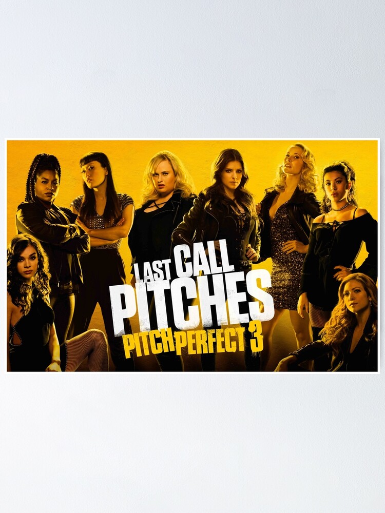 Pitch Perfect 3 Gelbes Filmposter Poster Von Janina3 Redbubble